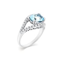 Ring Roman Gioielli Woman in White Gold Acquamarina 2.32 Ct AN.ACQ-J-6 - AN.ACQ-J-6